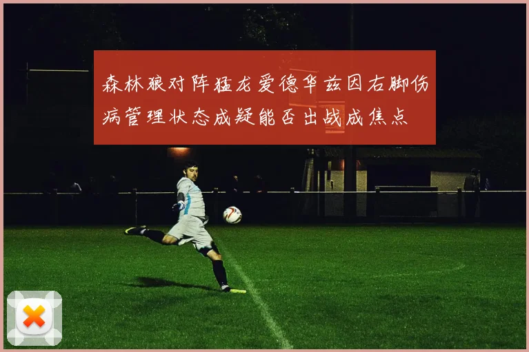 森林狼对阵猛龙爱德华兹因右脚伤病管理状态成疑能否出战成焦点